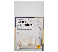 folia 12400 - Flame Retardant Paper Light Bags - Blank - Pack of 5-24.5 x 14 x 8