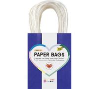 folia 21239-Paper Bags BASIC S, 20 sacs en papier kraft 110 g/m² en 10 couleurs, env. 12 x 15 x 5,5 cm, pour bricoler, décorer et offrir, 21239, Multicolor