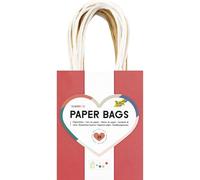 folia 21259-Paper Bags CLASSIC S, 20 sachets en papier kraft 110-125 g/m² en 5 couleurs, env. 12 x 15 x 5,5 cm, pour bricoler, décorer et offrir, 21259, Multicolor