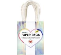 folia 21279-Paper Bags IRIDESCENT S, 20 sacs en papier kraft 110 g/m² irisé et chatoyant, env. 12 x 15 x 5,5 cm, pour bricoler, décorer et offrir, 21279