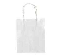 Folia 21800 Paper Bags Kraft Paper, 18 x 8 x 21 cm Pack of 20 White