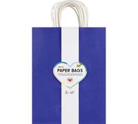 folia 22439-Paper Bags BASIC L, 20 sacs en papier kraft 110 g/m² en 10 couleurs, env. 24 x 31 x 12 cm, pour bricoler, décorer et offrir, 22439, Multicolor