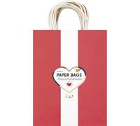 folia 22459-Paper Bags CLASSIC L, 20 sacs en papier kraft 110-125 g/m² en 5 couleurs, env. 24 x 31 x 12 cm, pour bricoler, décorer et offrir, 22459, Multicolor
