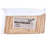 Folia 2291 Bâtons de Bois (Lot de 500) 114 x 10 x 2 mm, Naturel