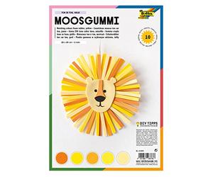 Folia 231091 - Caoutchouc Mousse Ton sur Ton - Lot Jaune