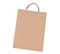 folia 23110 Lot de 15 Sacs Cadeaux en Papier Kraft XL 125 g/m² 31 x 42 x 11 cm