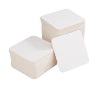 Dessous Verre Carre Blanc - Lot De 100