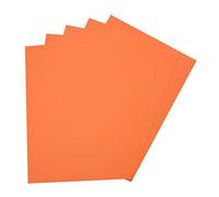 Folia 23540 - Caoutchouc Mousse - 5 Feuilles - 2 mm - Environ 29 x 40 cm - Orange - Idéal pour de Nombreux travaux de Bricolage