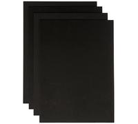 folia 23590 - Caoutchouc Mousse - 5 Feuilles - 2 mm - Environ 29 x 40 cm - Noir - Idéal pour de Nombreux travaux de Bricolage