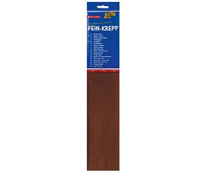 Folia 250x50cm 32g/m² Marron papier crêpon - papiers crêpon (2500 mm, 500 mm)