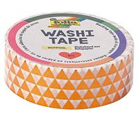 folia 26104 - Washi Tape, Hot Foil cuivre Triangle, env. 5 m x 15 mm