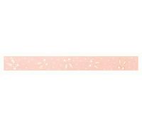 folia 26128 Washi Ruban adhésif en Papier de Riz Motif Lapin Rose doré 5 m x 15 mm, idéal pour décorer et décorer.