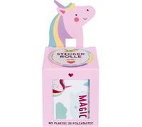 Folia 27102 - Rouleau D'autocollants Unicorn, Set D'autocollants Avec 352 Autocollants, 4 M De Long Avec Différents Motifs Autocollants