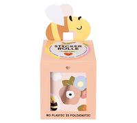 folia 27104 - Rouleau d'autocollants Flowers & Bees, Set d'autocollants avec 416 Autocollants, 4 m de Long avec différents Motifs Autocollants