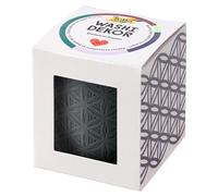 folia 29102 - Bordure en dentelle washi - En papier de riz - Motif cercles gris - Environ 50 mm x 5 m - Se colle sur de nombreuses surfaces - Se retire sans laisser de traces - Pour décorer et décorer