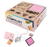 Folia Ensemble de tampons en bois 'Unicorn' – 12 pièces multicolores