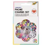 Folia – Set de charms pour téléphone Rainbow Smile 32029, 349 pièces avec boîte de rangement