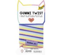 Folia Élastique Gummi-Twist – env. 4 m, couleurs arc-en-ciel, instructions incluses, dès 3 ans