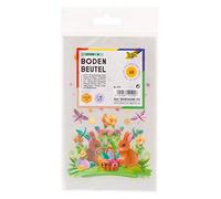 folia 475 - Lot de 10 Sacs à Fond avec Impression de Pâques, Taille M, Environ 11,5 x 19 cm, pour emballer Individuellement des Biscuits, des Bonbons et Bien Plus Encore