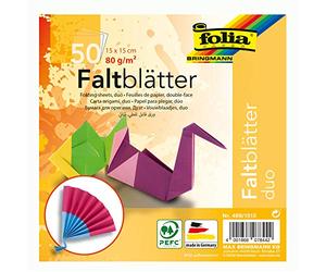 'FOLIA 499/1515 pliable bltter Duo, 150 x 150 mm, 50 feuilles