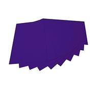 folia 520431 - Feutre de bricolage, en laine fine, 10 feuilles, 150 g/m², 20 x 30 cm, violet, finition sans traces de colle - idéal pour de nombreux travaux de bricolage