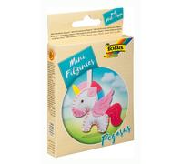 folia 52910 - Mini Lignes de Feutre - Pendentif Licorne - 15 pièces - Kit de Couture en Feutre pour la Fabrication d'un Pendentif Cousu soi-même - pour Enfants à partir de 8 Ans - Multicolore