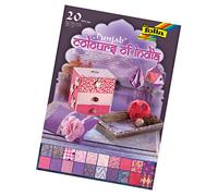 Folia 550403 papier d'art 20feuilles papier créatif - Papiers créatifs (papier d'art, 20 feuilles, Garçon/Fille)