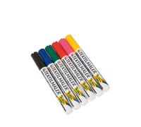 Folia 580 - Fabric Texter, 6 Markers, Assorted Colours