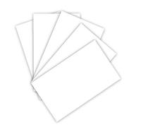 folia 6122/4/00 - Carton cartonné 220 g/m² - Carton de Bricolage Blanc DIN A4 100 Feuilles comme Base pour de Nombreux travaux manuels
