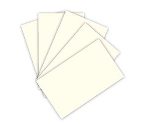 folia 6122/4/01 - Carton d'argile 220 g/m², Carton de Bricolage, Blanc nacré, Format A4, 100 Feuilles, Base pour de Nombreux travaux manuels