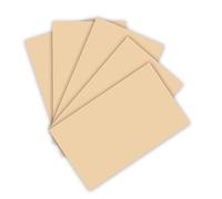 folia 6122/4/10 - Carton d'argile 220 g/m², carton de bricolage chamois, format A4, 100 feuilles, base pour de nombreux travaux manuels
