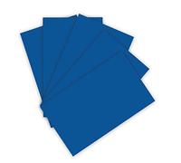 folia 6122/4/35 - Carton d'argile 220 g/m² - Carton de Bricolage, Bleu Roi, Format A4, 100 Feuilles, Base pour de Nombreux travaux manuels