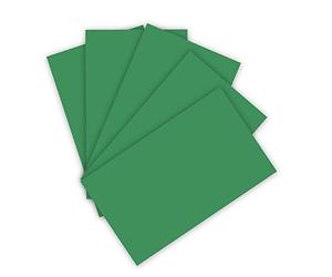 folia 6122/4/53 - Carton de Couleur 220 g/m² - Carton de Bricolage Vert Mousse - Format A4-100 Feuilles - pour de Nombreux travaux manuels