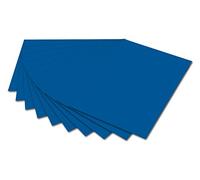 folia 6135 Lot de 10 Feuilles de Carton Photo Bleu Roi 50 x 70 cm 300 g/m² pour Le Bricolage et la création de Cartes, Images de fenêtre et pour Le Scrapbooking