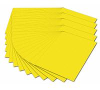Folia 614/50 14 - Fotokarton 300 g/m², DIN A4, 50 Blatt, bananengelb DIN A4 bana