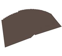 folia 614/50 70 - Carton photo format A4-300 g/m² - 50 feuilles - Marron foncé - Pour le bricolage et la création de cartes, de photos et pour le scrapbooking