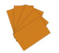 folia 614/50 76 Lot de 50 feuilles de papier cartonné DIN A4 300 g/m² Terre cuite pour loisirs créatifs et création de cartes, photos de fenêtre et scrapbooking, terracotta