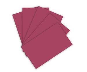 folia 6327 Lot de 50 feuilles de papier à dessin Bordeaux Format A3 130 g/m²