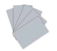 folia 6360 - Lot de 50 feuilles de papier à dessin - Argenté - Format A3-130 g/m² - Base pour de nombreux travaux de bricolage
