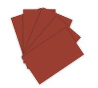 Folia 6374 130 g/m², Coloured Drawing Paper in red-Brown, DIN A3, 50 Sheets, as