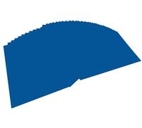 folia 6435 - Lot de 100 Feuilles de Papier de Couleur Bleu Roi - Format A4-130 g/m² - pour Le Bricolage et la Conception créative des Cartes, des Images de fenêtre et pour Le Scrapbooking