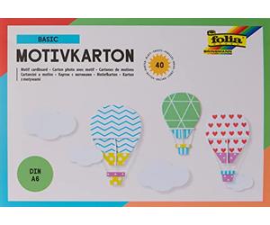 Folia 6601 Basics Lot de 40 feuilles de papier à lettre Format A6 Format A6 Couleurs assorties