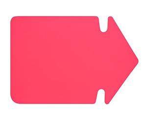 Folia 667 926 Publicité Symbole Flèche (env. 24 cm, 20 pièces) Rouge Vif