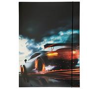 Folia 69005 - Chemise à Rabats A3 Basic Race Car, en Carton Solide avec élastique