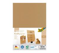 folia 691/4/98 - Kraft Paper Natural, 120 g/m², DIN A4, 100 Sheets, for Individu