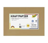 Folia Feuilles de papier kraft 691/5/98 – A5 120 g/m² naturel – Lot de 100