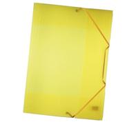 Folia 6992 Chemise à rabats avec élastique, DIN A3, transparent, jaune
