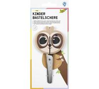 Folia Ciseaux bricolage enfants Sloth 16 cm motif paresseux inox coins arrondis pour droitiers