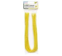 Folia 77814 Chenille (fil chenille cure-pipe), bananengelb