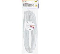 folia 77866 - Fil chenille IRIDESCENT, 10 cure-pipes irisés et chatoyants, 50cm x Ø 8 mm, pour bricoler et créer de petites figurines en chenille